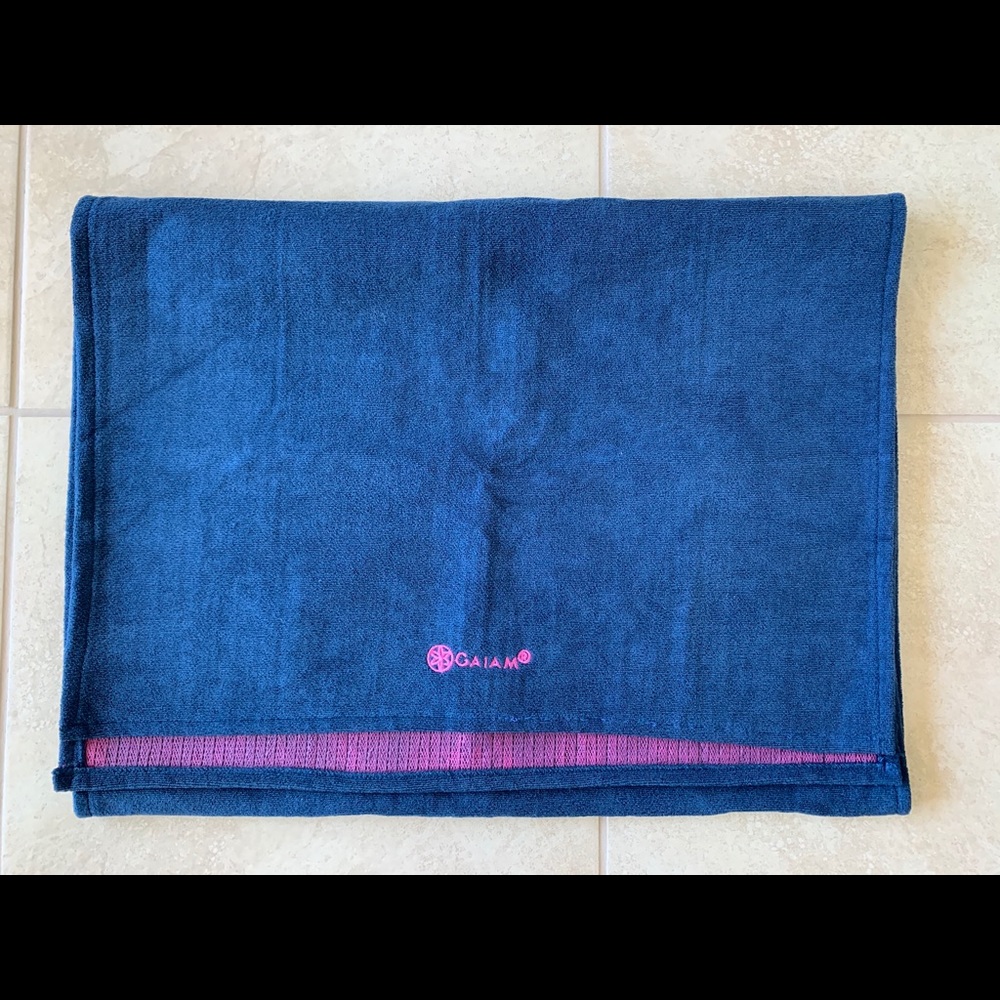 Gaiam No Slip Yoga Towel or Travel Yoga Mat
